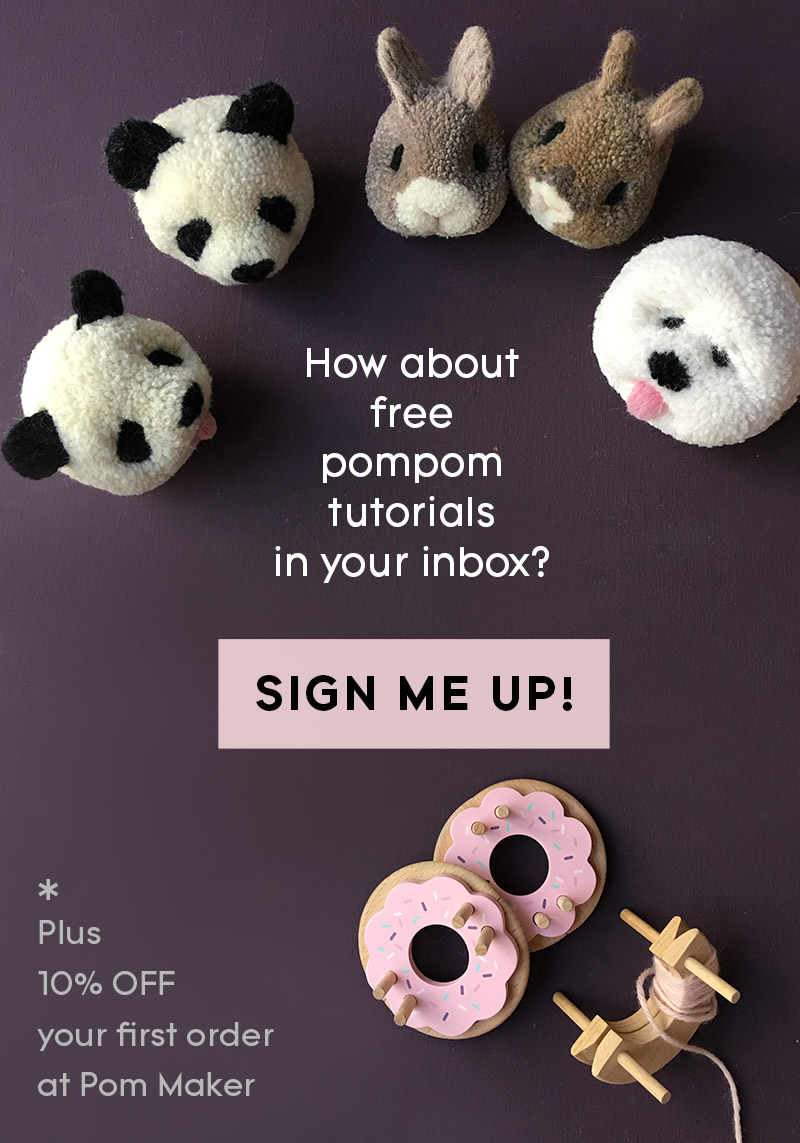 3 Ways to Make Pom Poms without a Pom Pom Maker — Sum of their Stories  Craft Blog