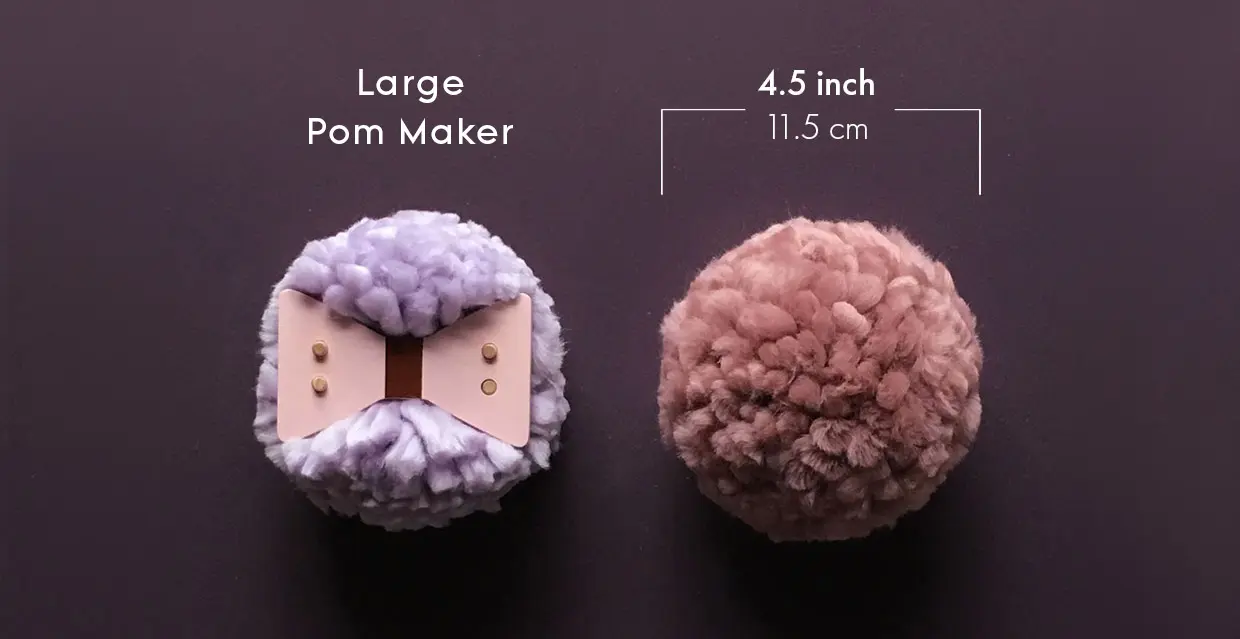 Pom Maker Pom Pom Size Guide - Pom Maker Blog