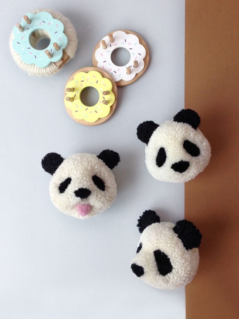 How to make a panda pompom - Maker Blog